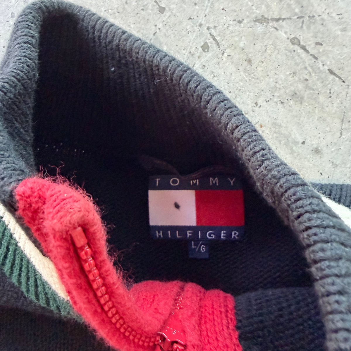 L 00s Tommy Hilfiger Alpine Knit Sweater