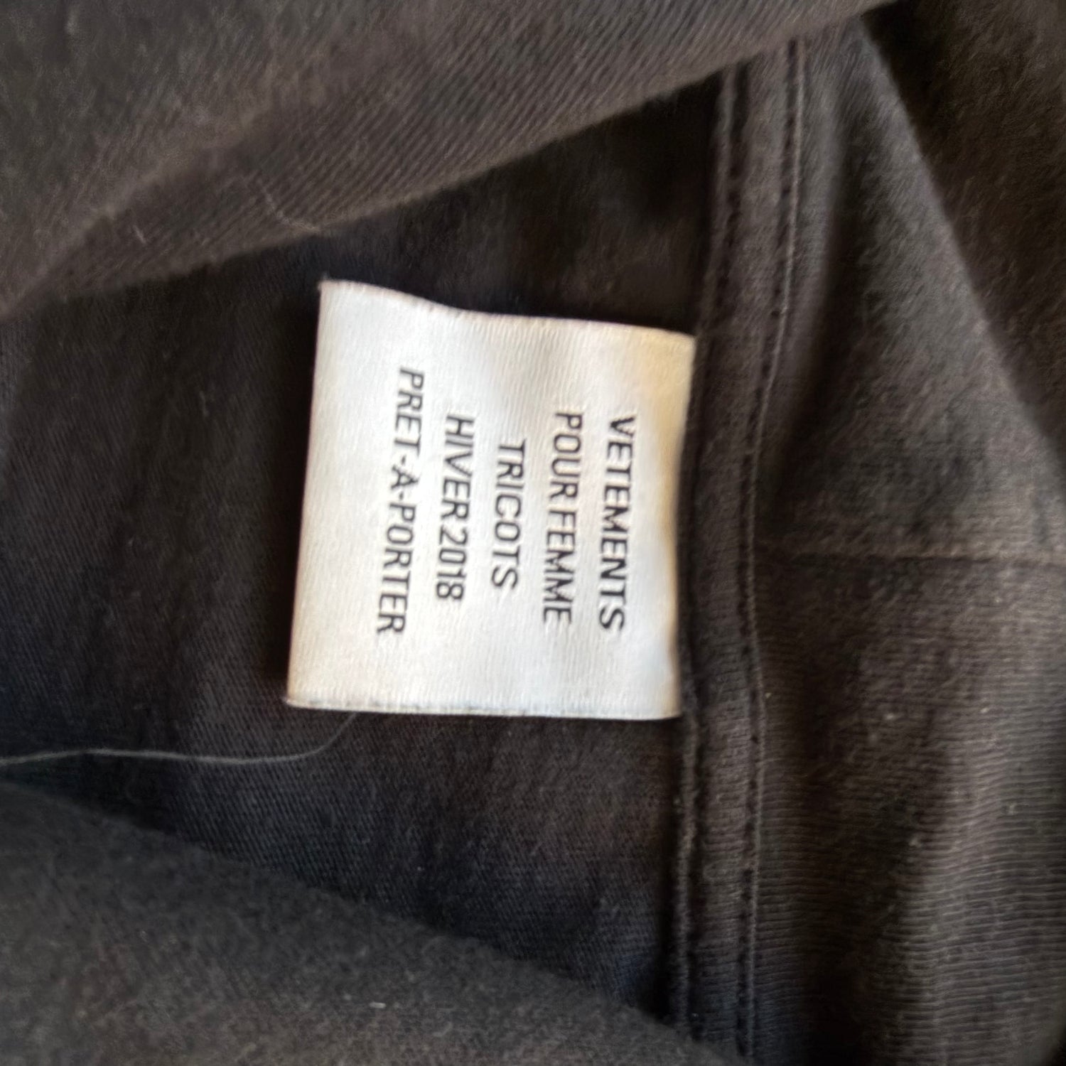 XS Vetments Titanic Hoodie