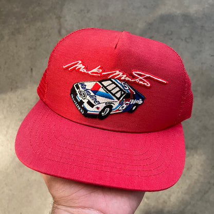 90s Red NASCAR Snapback