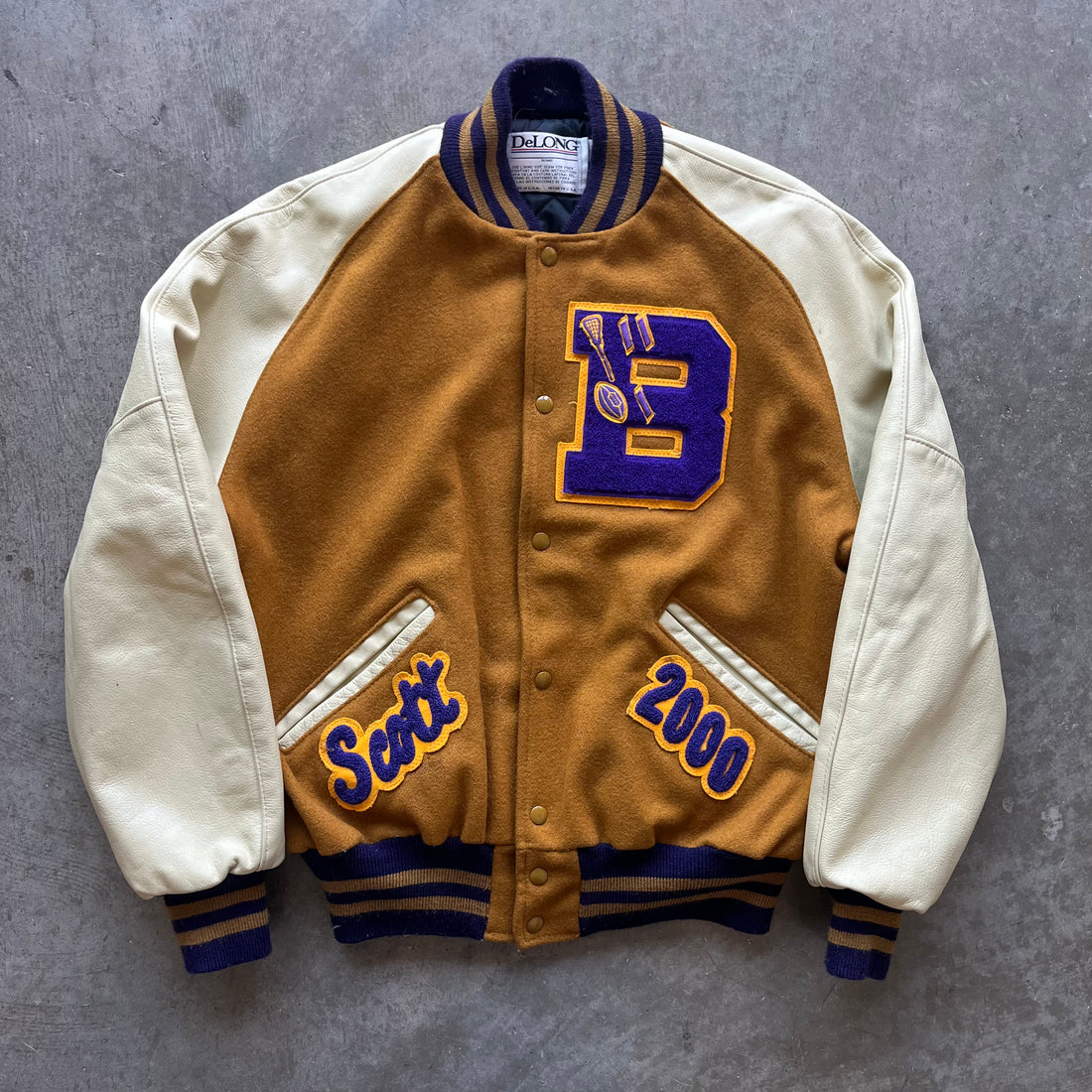L 00 Panthers Letterman Jacket