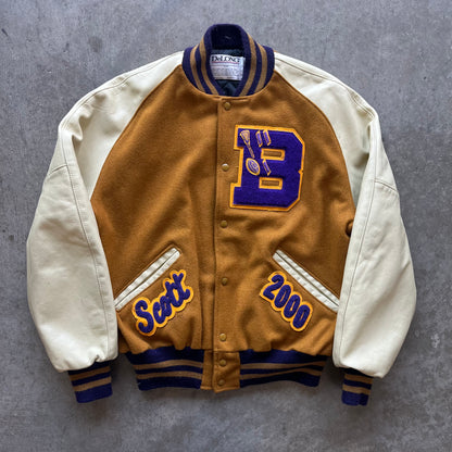 L 00 Panthers Letterman Jacket