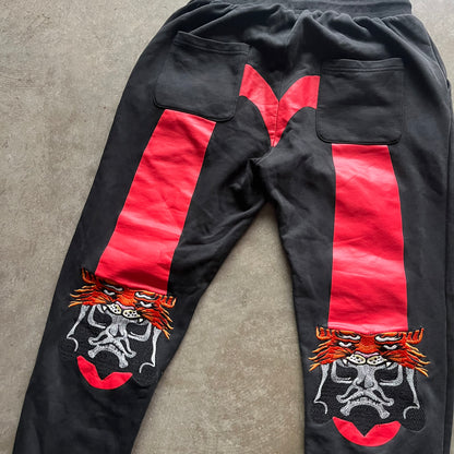 32x29 00s Red Evisu Sweatpants
