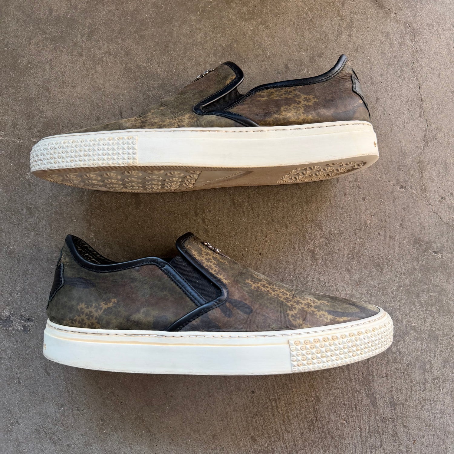 8 Used Chrome Hearts Dagger Slip On Sneaker