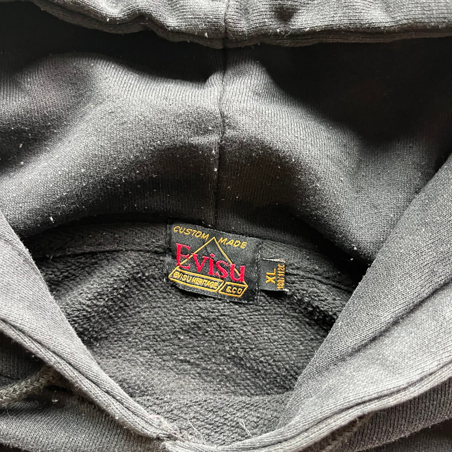 XL Embroidered Tiger Evisu Hoodie