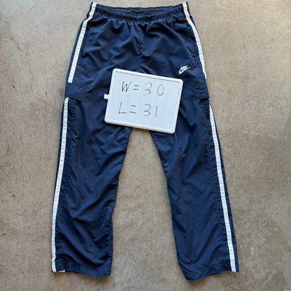 M 00s Navy Nike Track Pants