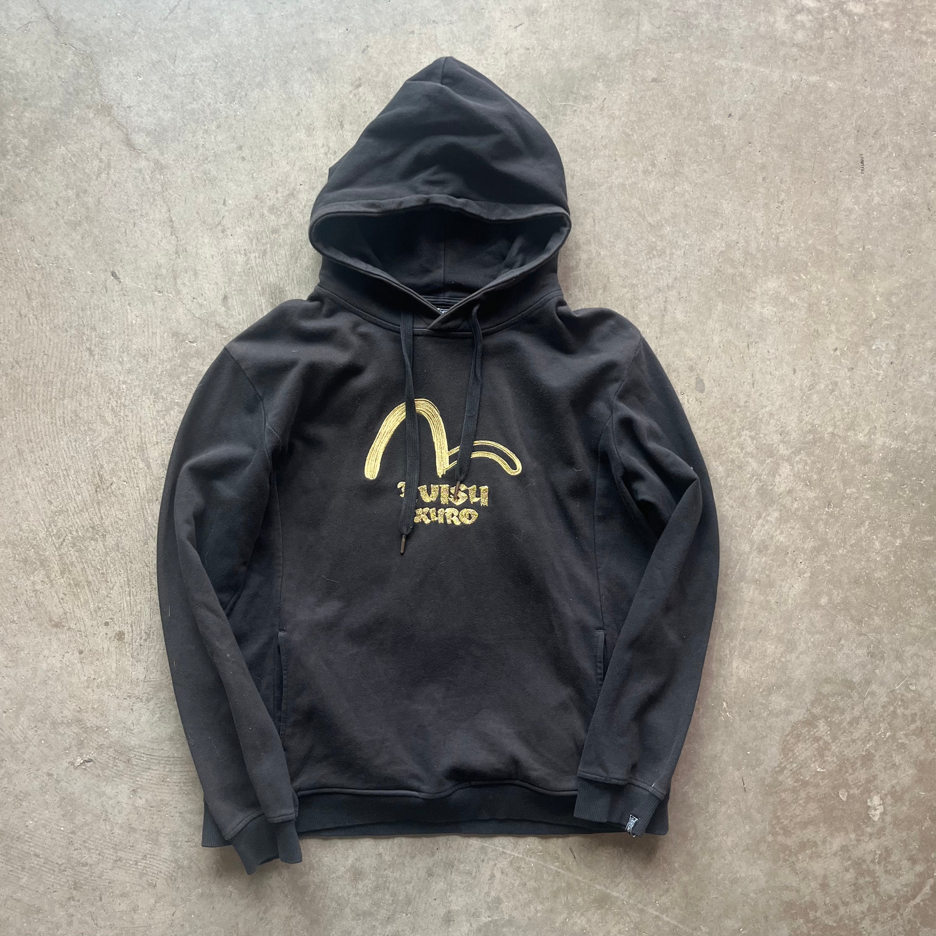 XL Gold Evisu Kuro Hoodie