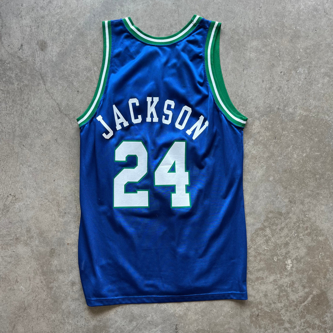 L 90s Jackson Mavs Jersey