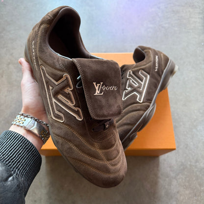 11 Used Louis Vuitton Footprint Sneaker Brown