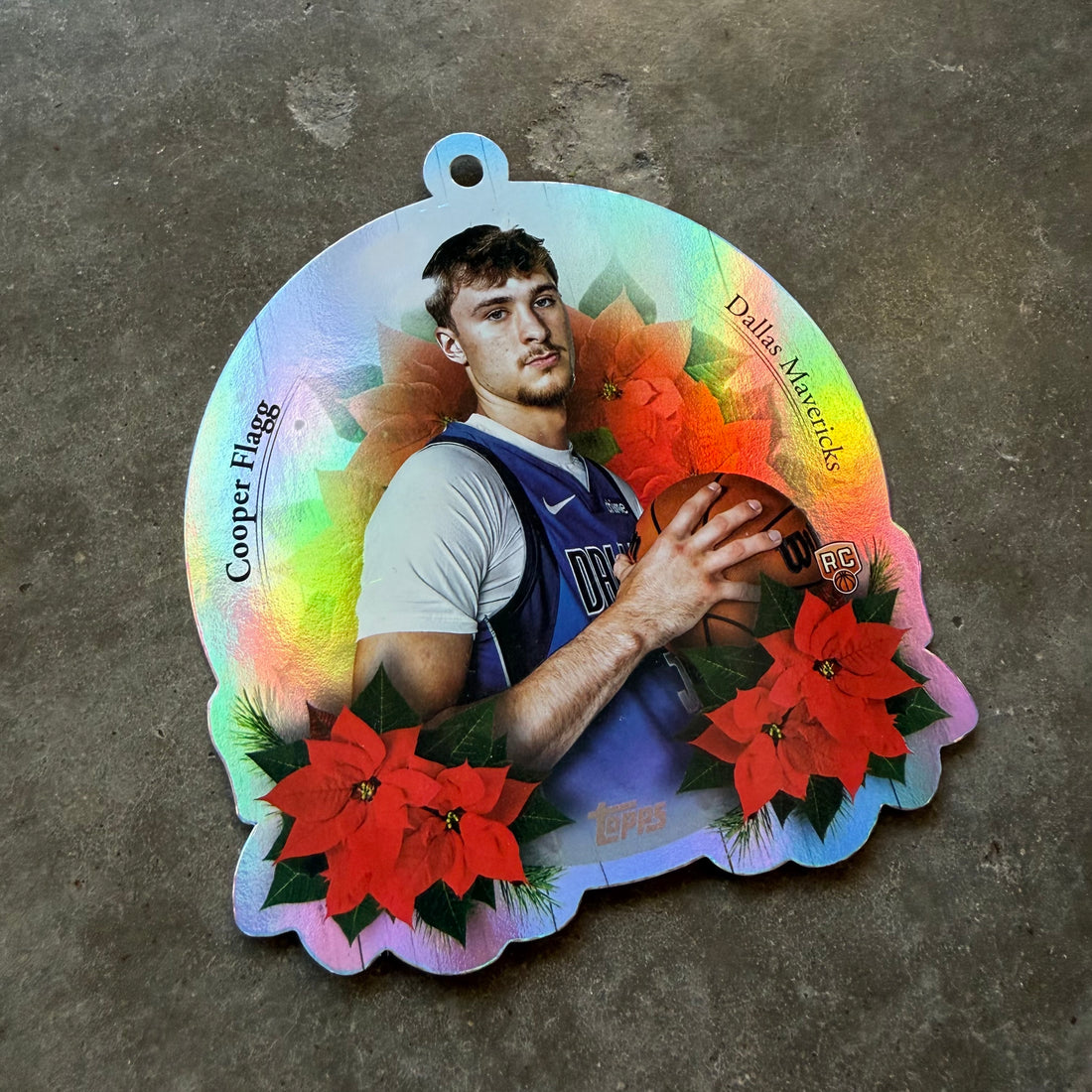 Cooper Flagg 2025 Topps Christmas Ornament