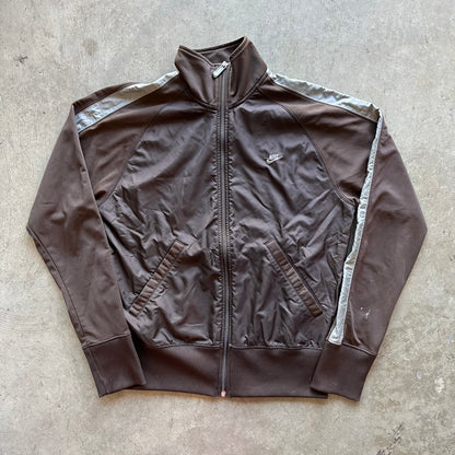 M 00s Brown Nike Full Zip