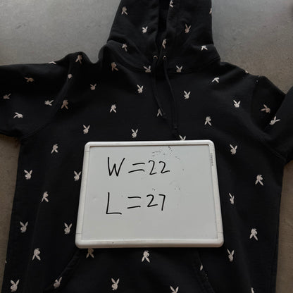 M Supreme Playboy AOP Hoodie Black