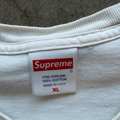 XL White Supreme TV Tee