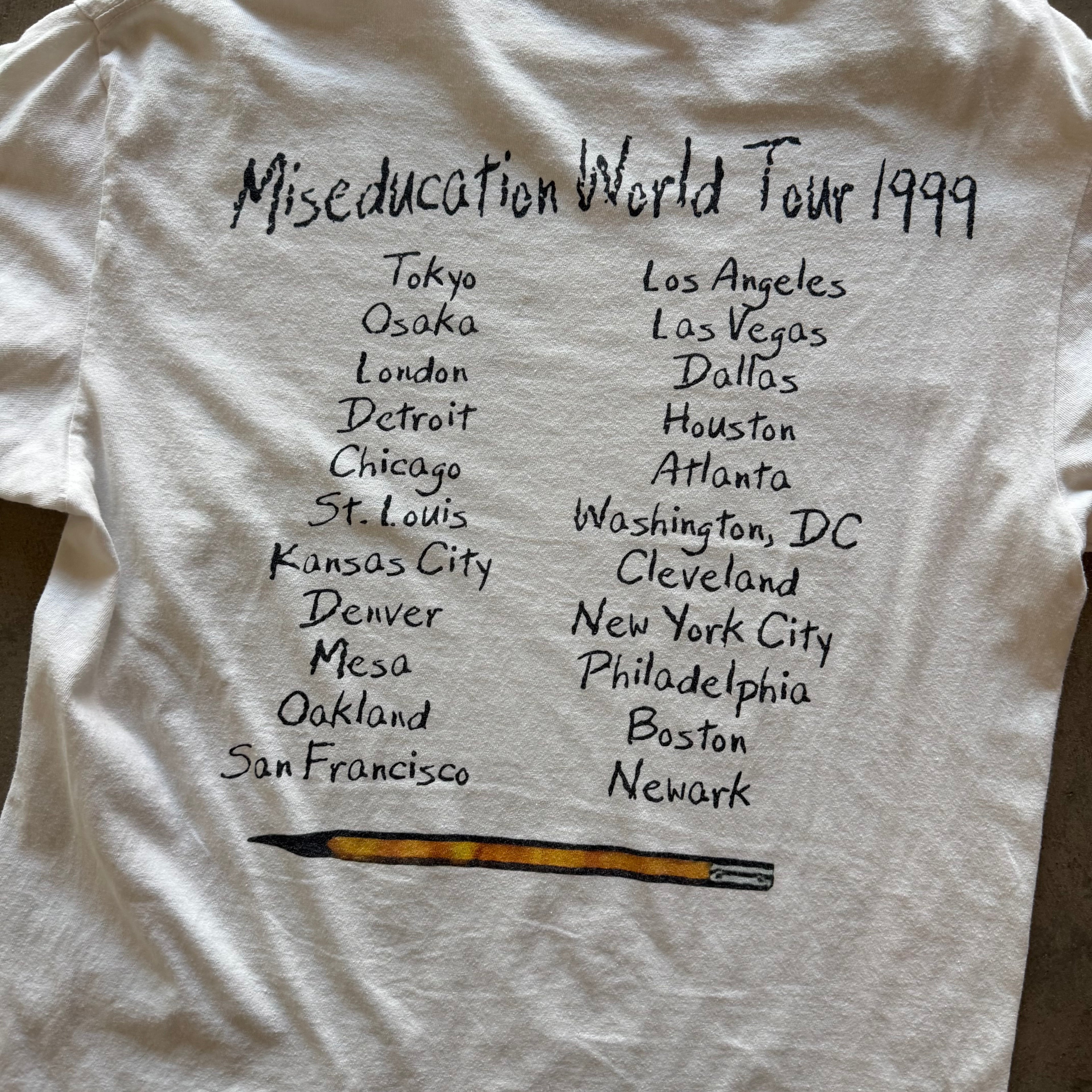 L 99 Lauryn Hill Miseducation Tour Tee