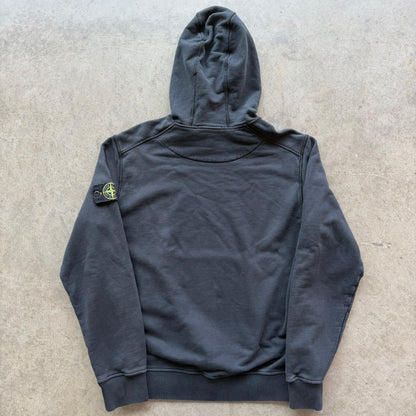 L Stone Island Black Patch Hoodie
