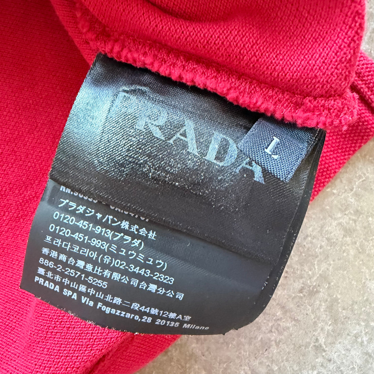 L Prada Polo Red