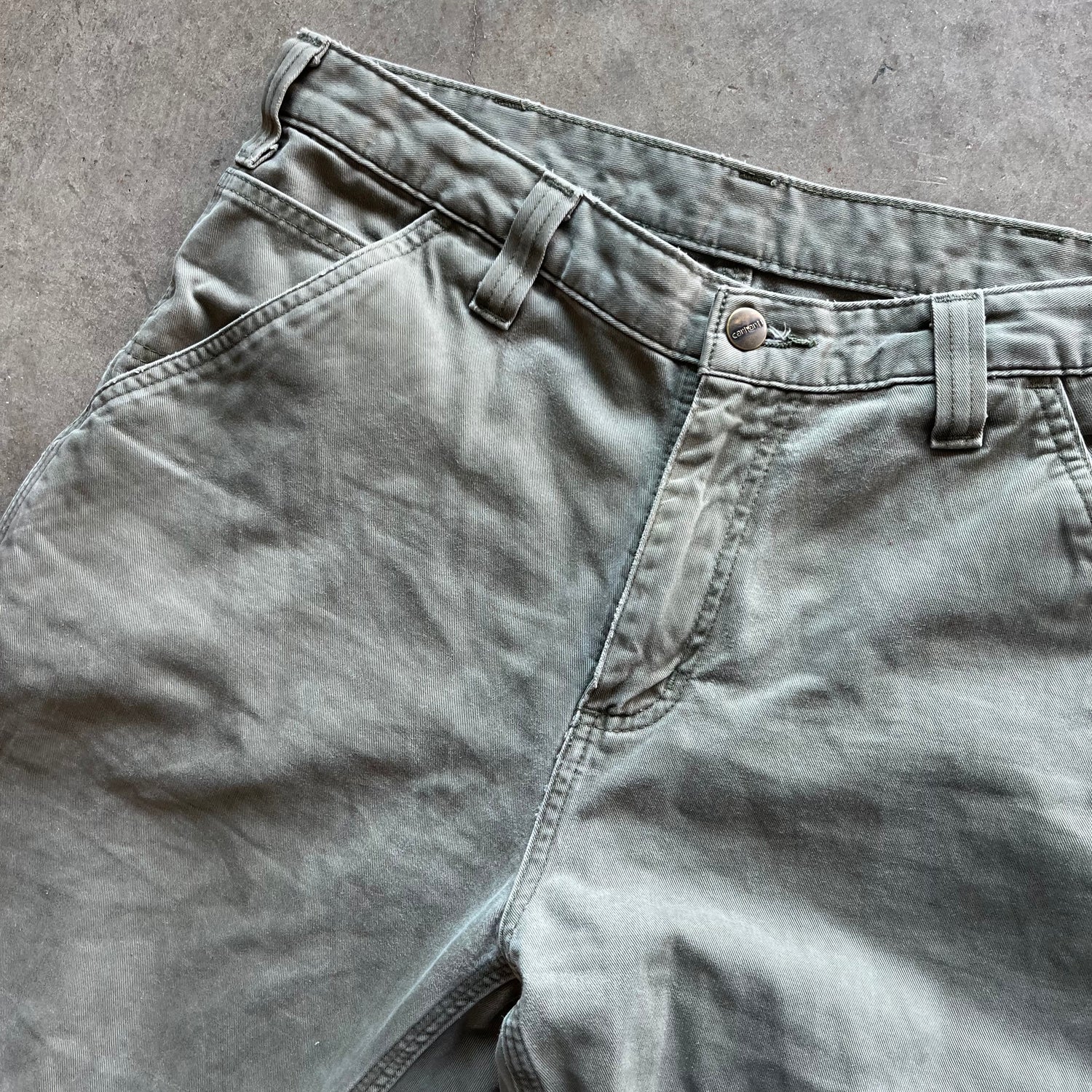 32x34 00s Olive Carhartt Pants