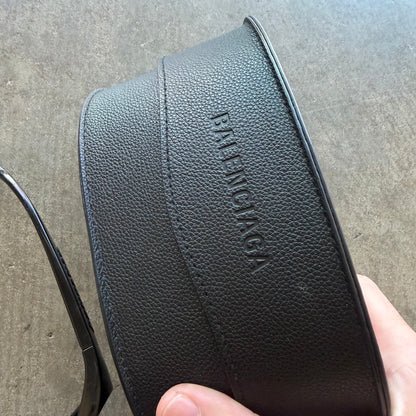 Balenciaga Gotham Bat Glasses Black