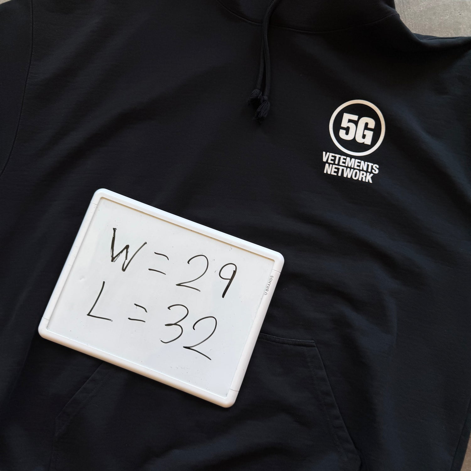 XL Vetements 5G Network Hoodie