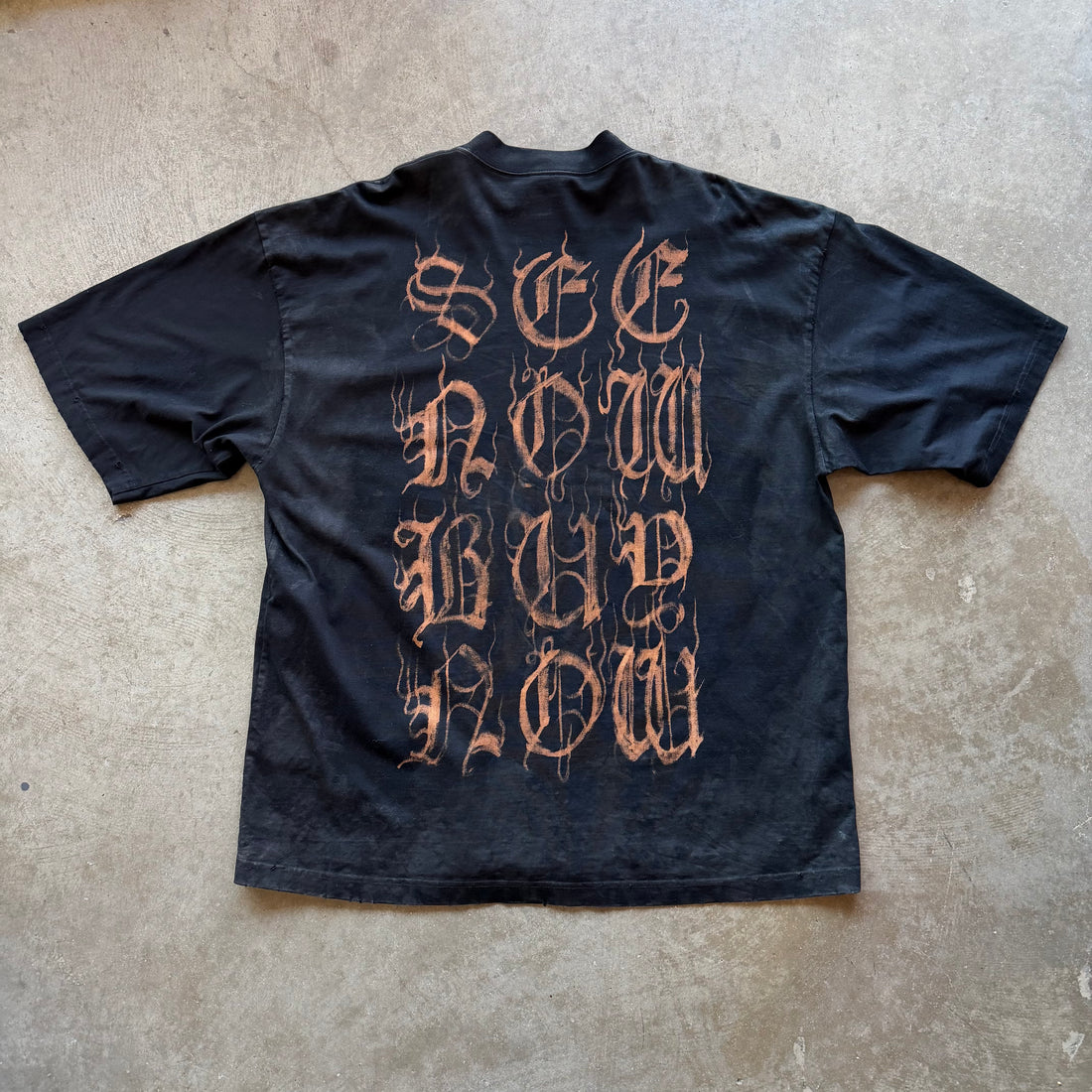 S Balenciaga Heavy Metal Tee