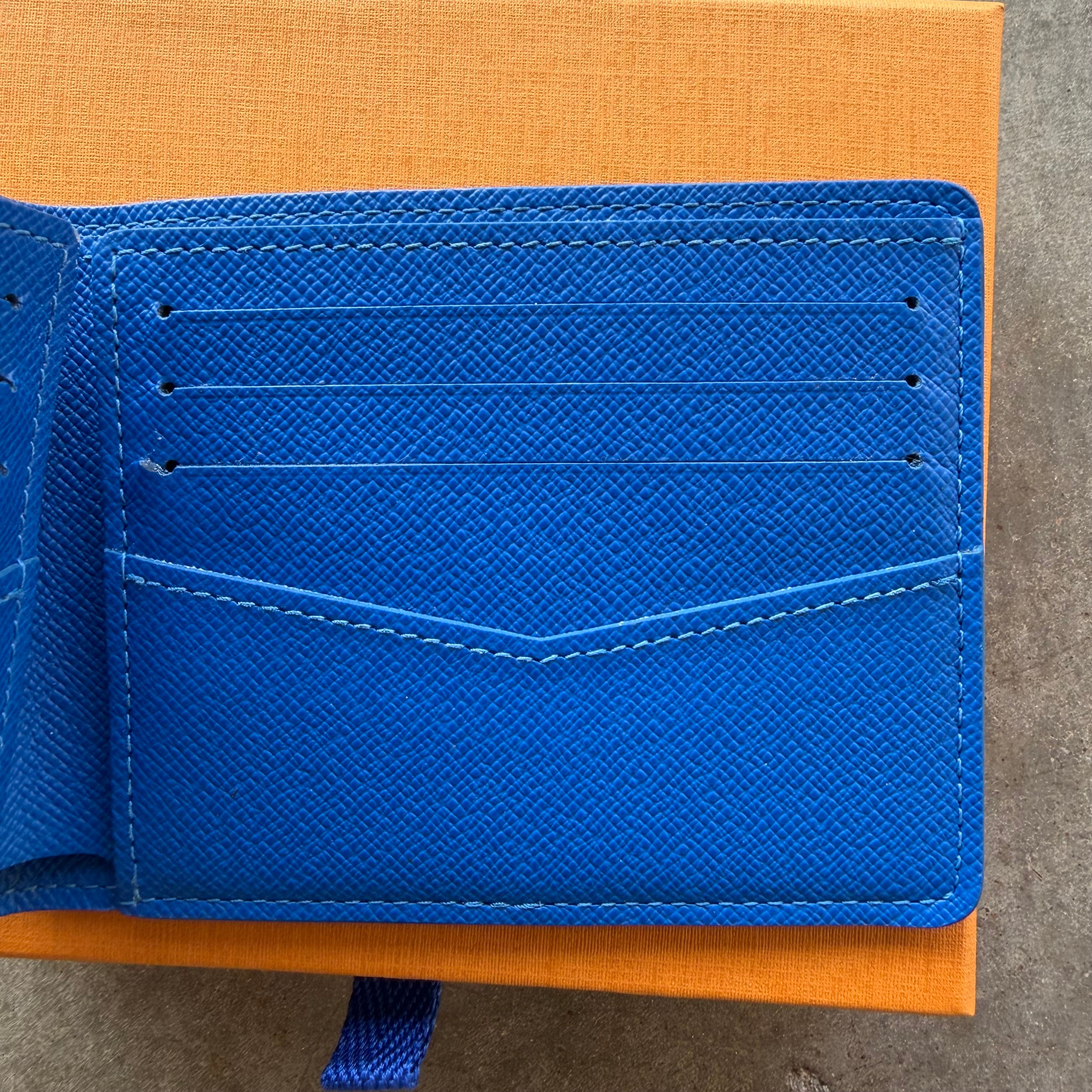Louis Vuitton Slender Wallet Basketball Blue