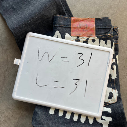 31x31 Evisu Spellout Jeans Selvedge