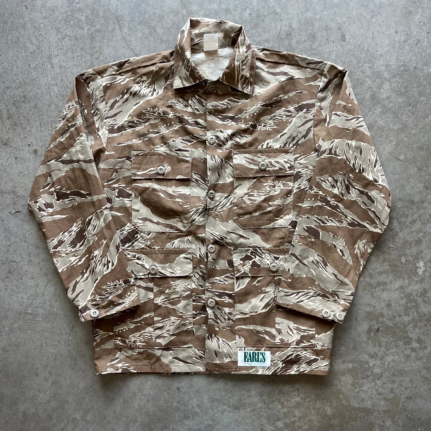 M 90s Earls Tiger Camo Jacket