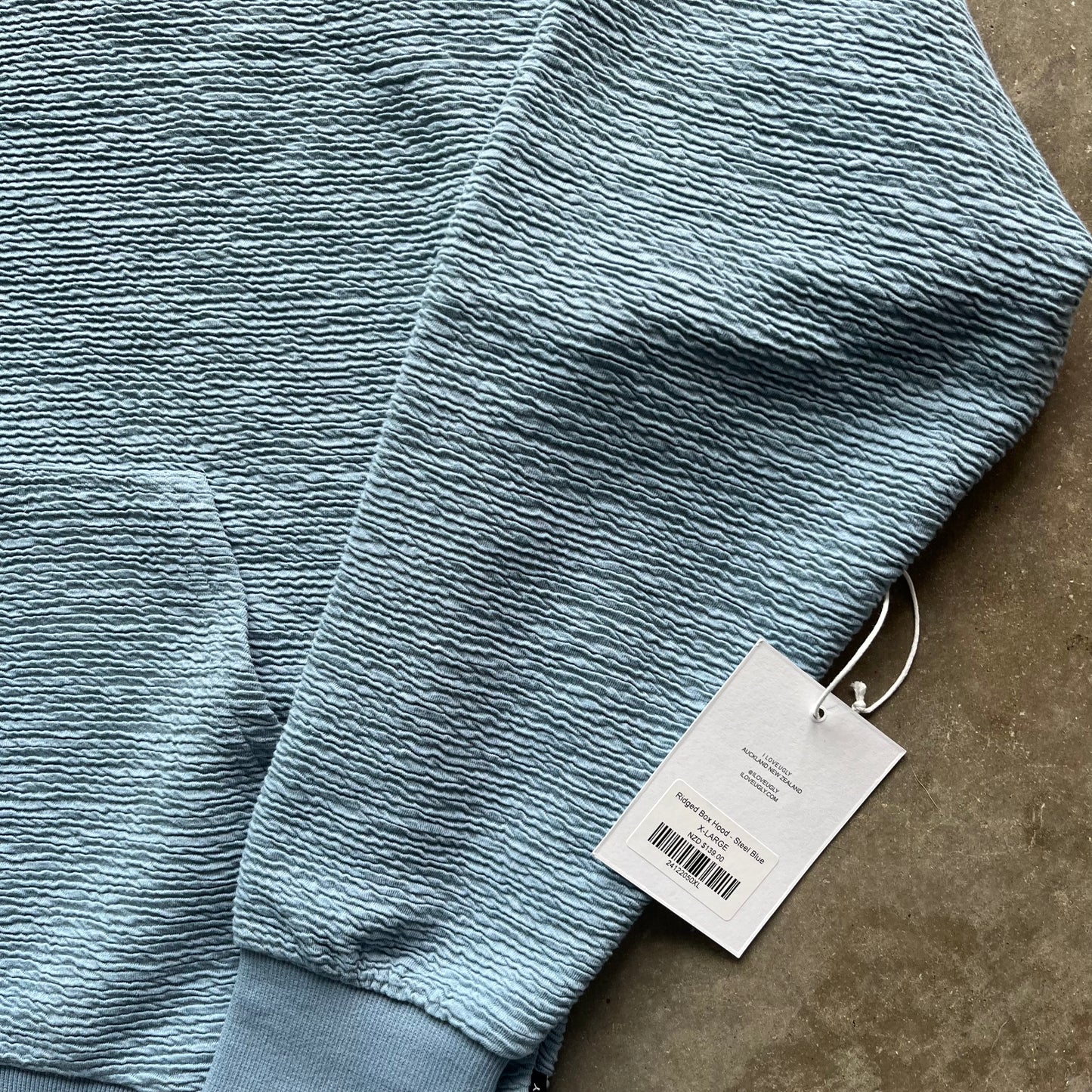 XL I Love Ugly Texture Hoodie