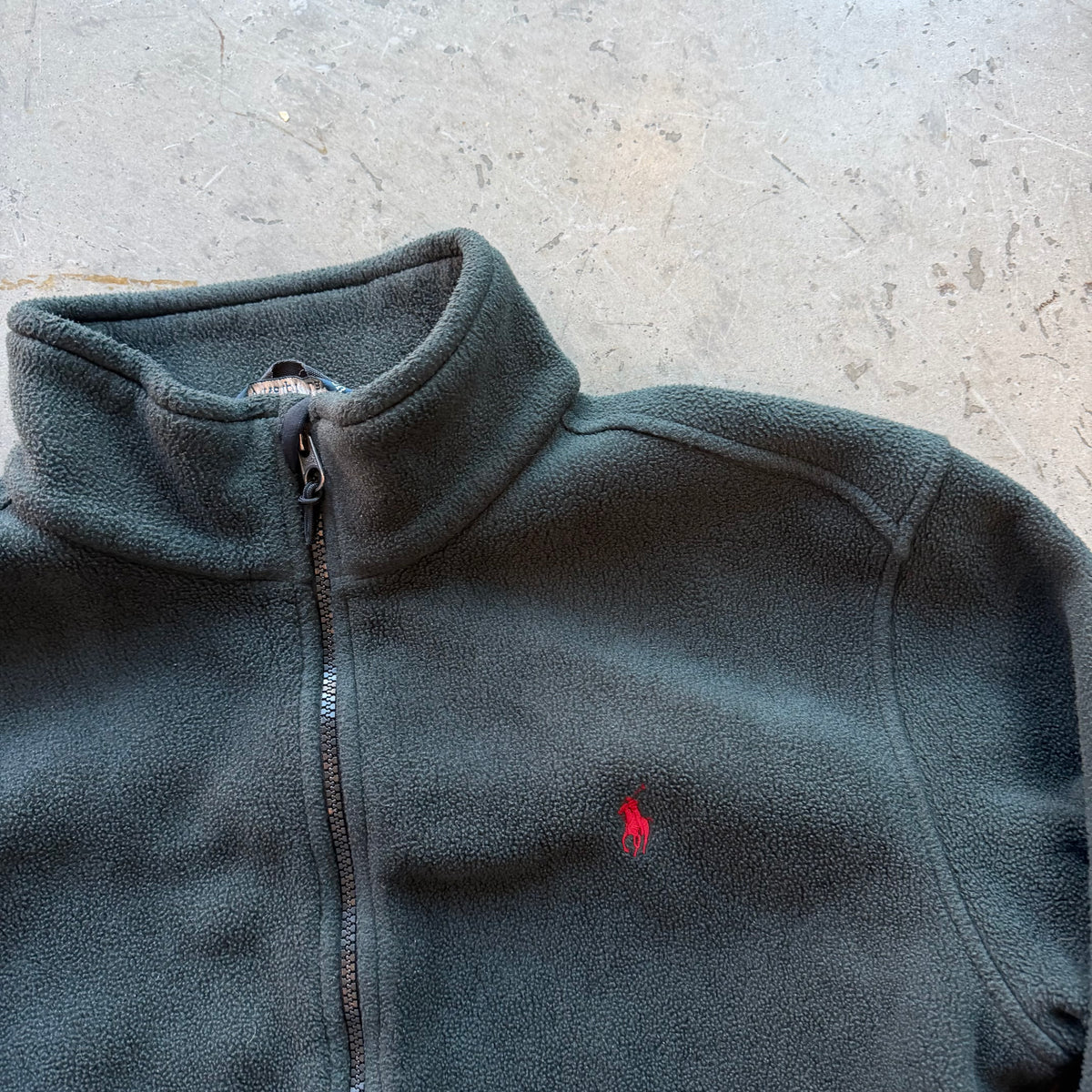 L 90s Polo Fleece