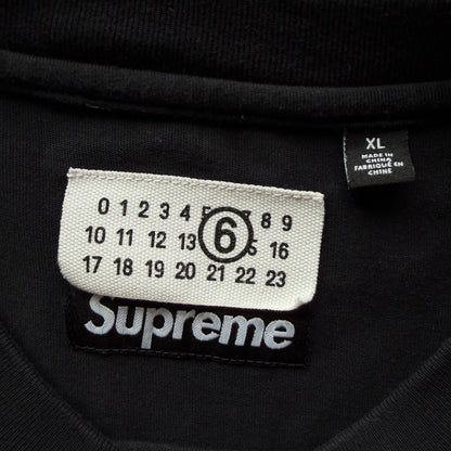 L Supreme x Margiela Flaming Skull Tee