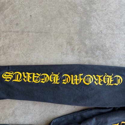 L Chrome Hearts Yellow Script Logo Sweatpants