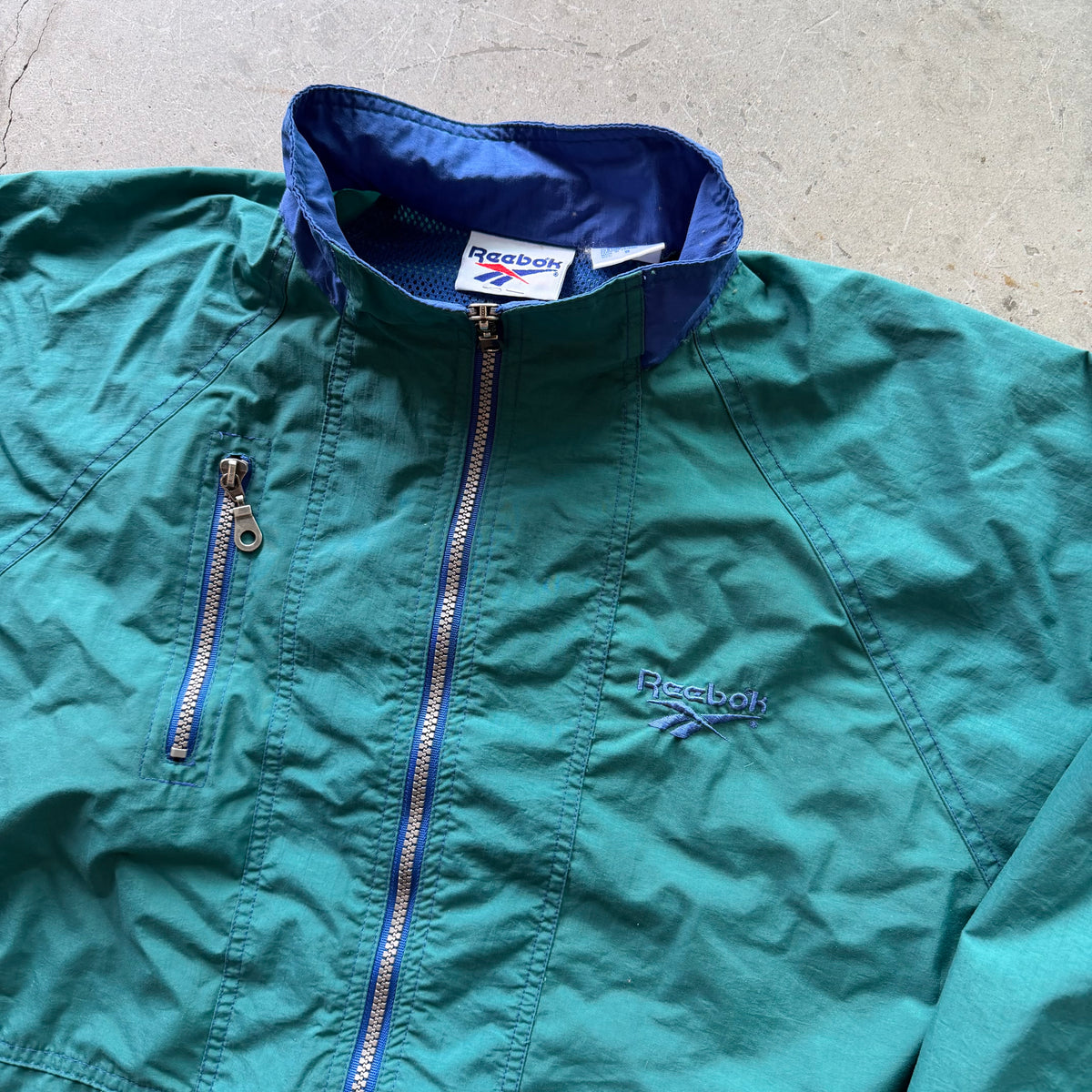 S 90s Reebok Windbreaker