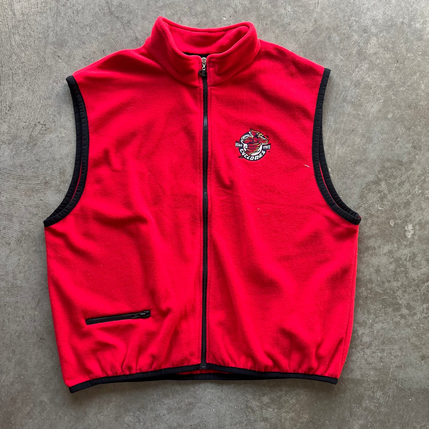 XXL 00s Iowa State Fleece Vest