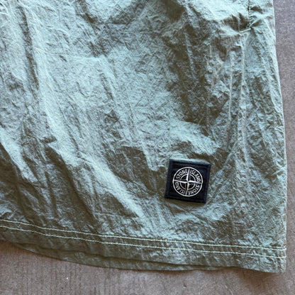 M Stone Island Green Swim Trunks