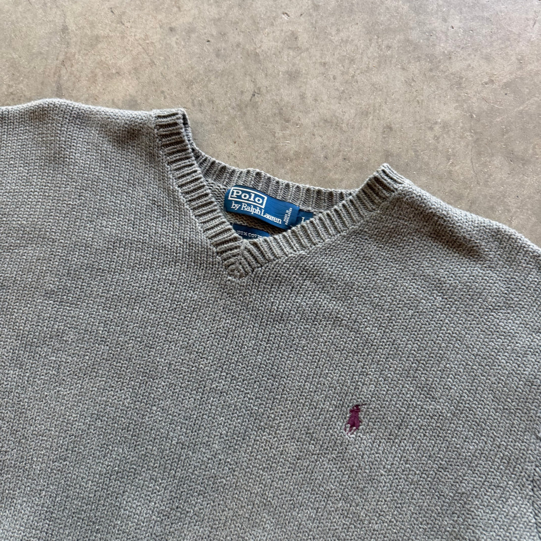 L 00s Polo Knit Sweater