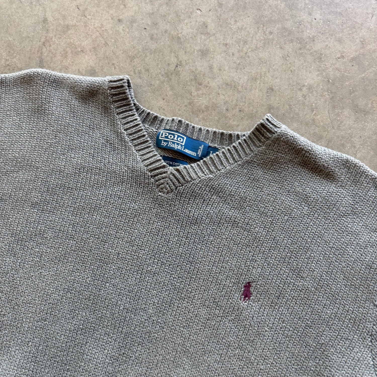 L 00s Polo Knit Sweater