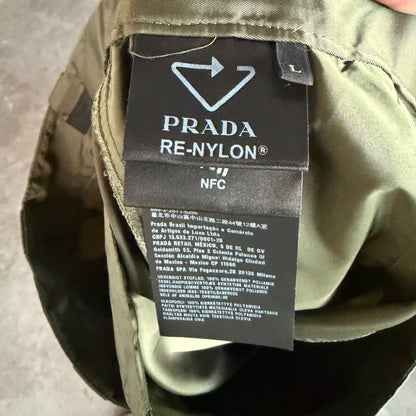36w Nylon Olive Prada Pants