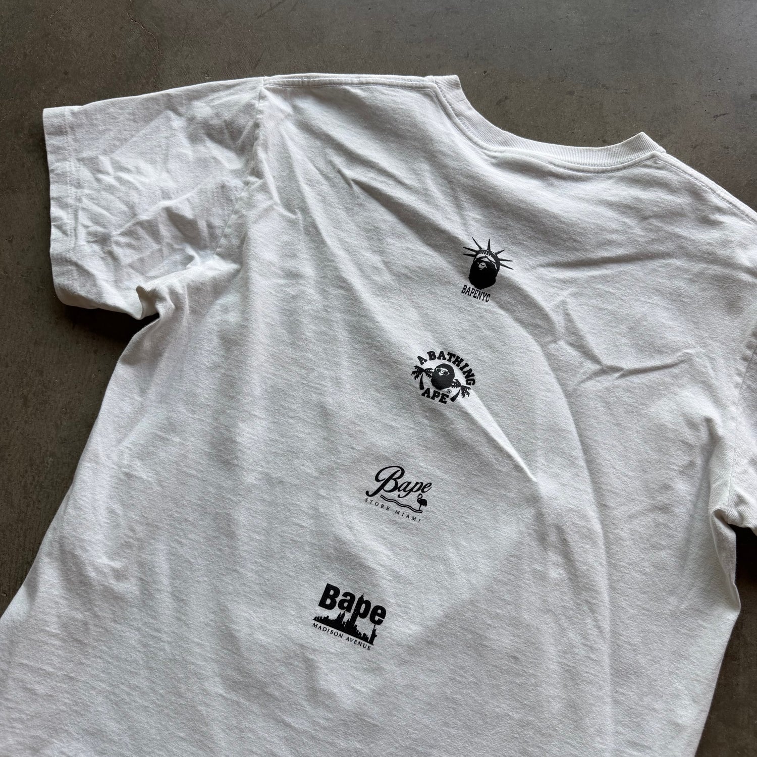 L Multicolor Bape Tee