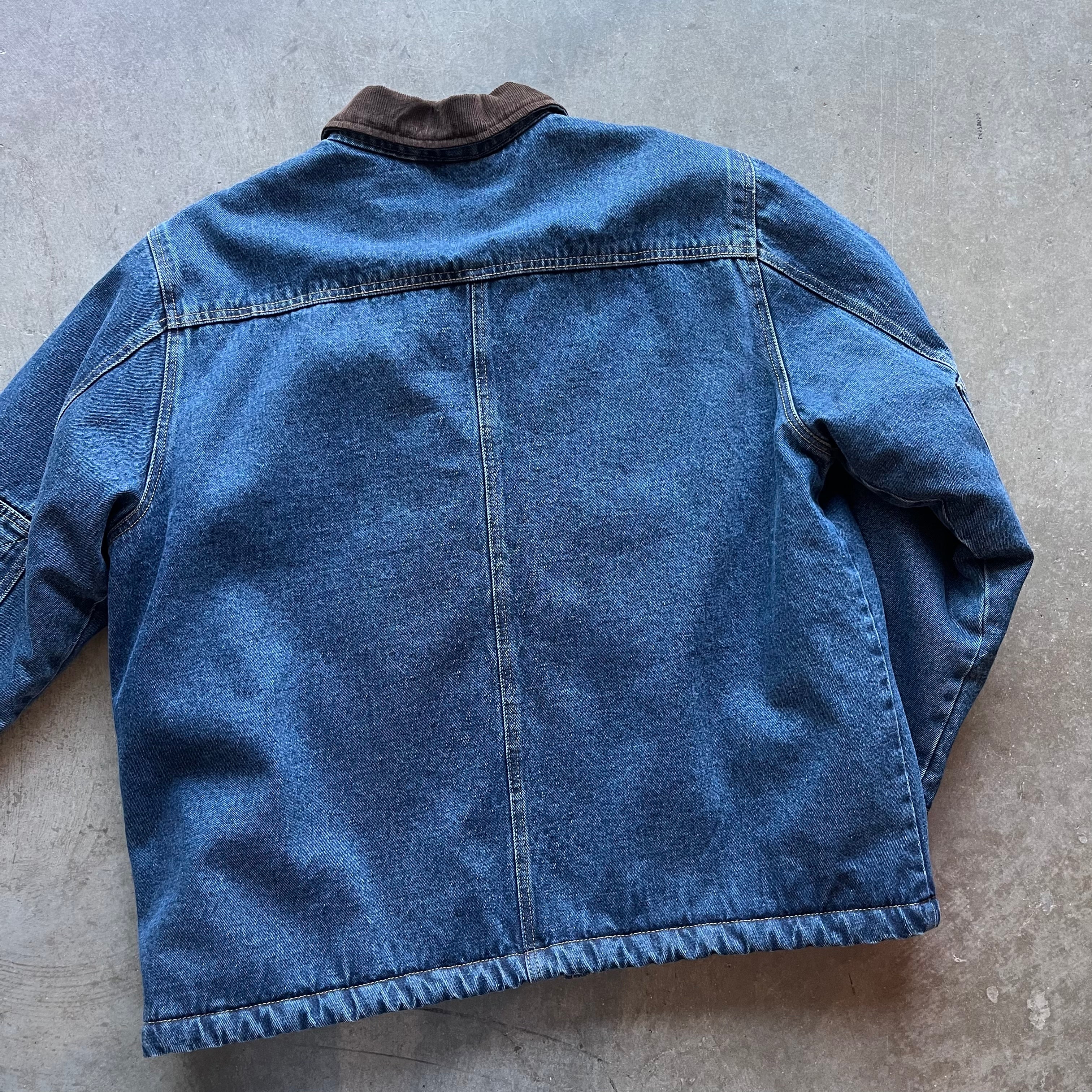 XL 00s Sherpa Lined Wrangler Denim Jacket