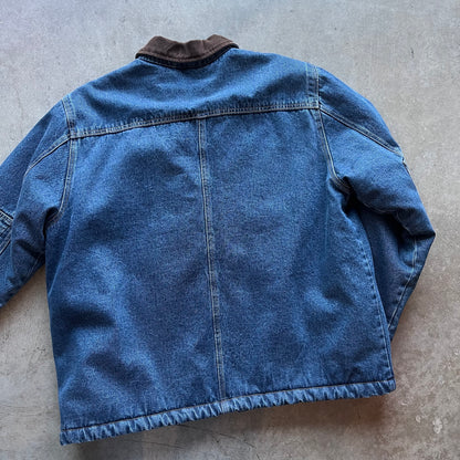 XL 00s Sherpa Lined Wrangler Denim Jacket