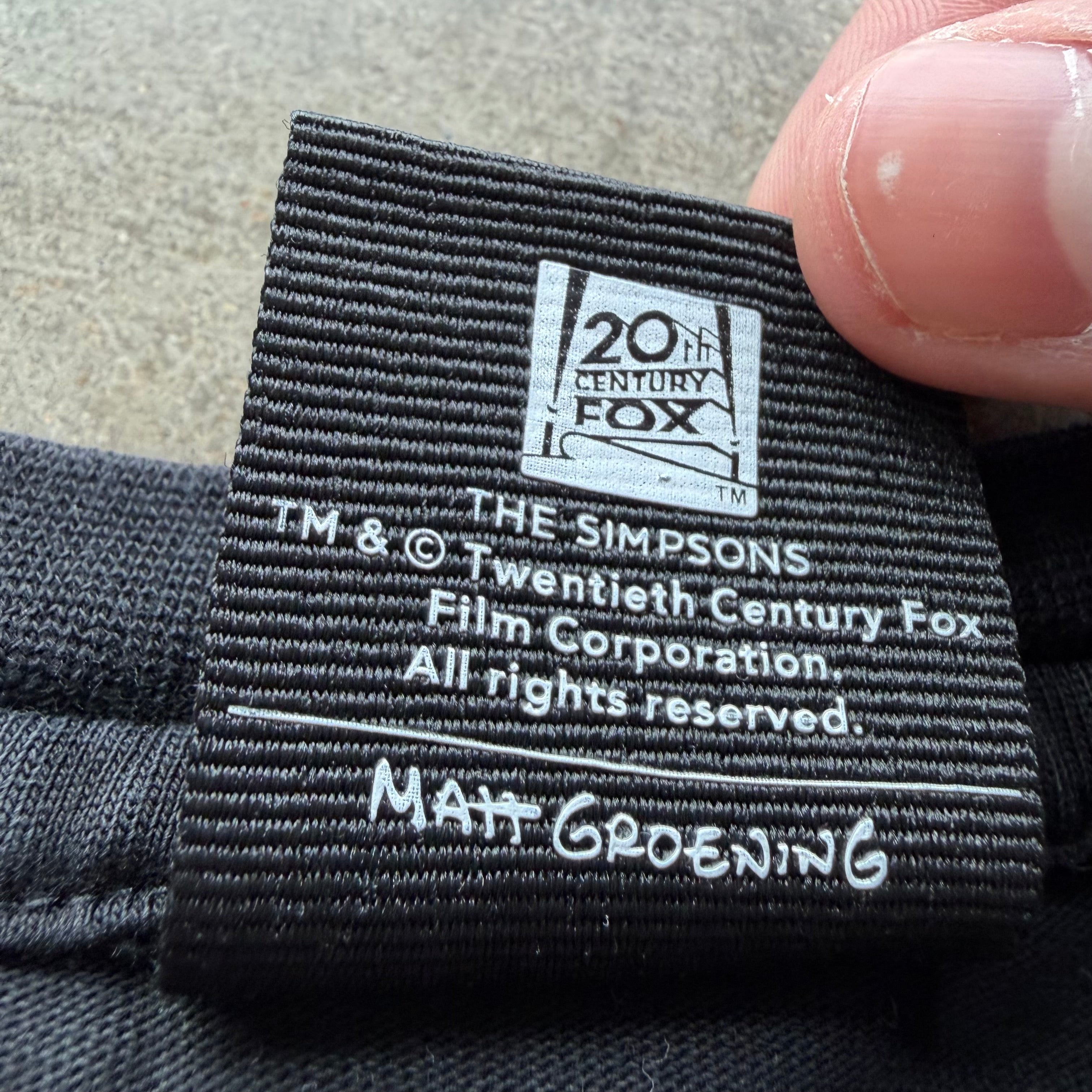 L Kith Simpsons Krusty the Clown Tee Black