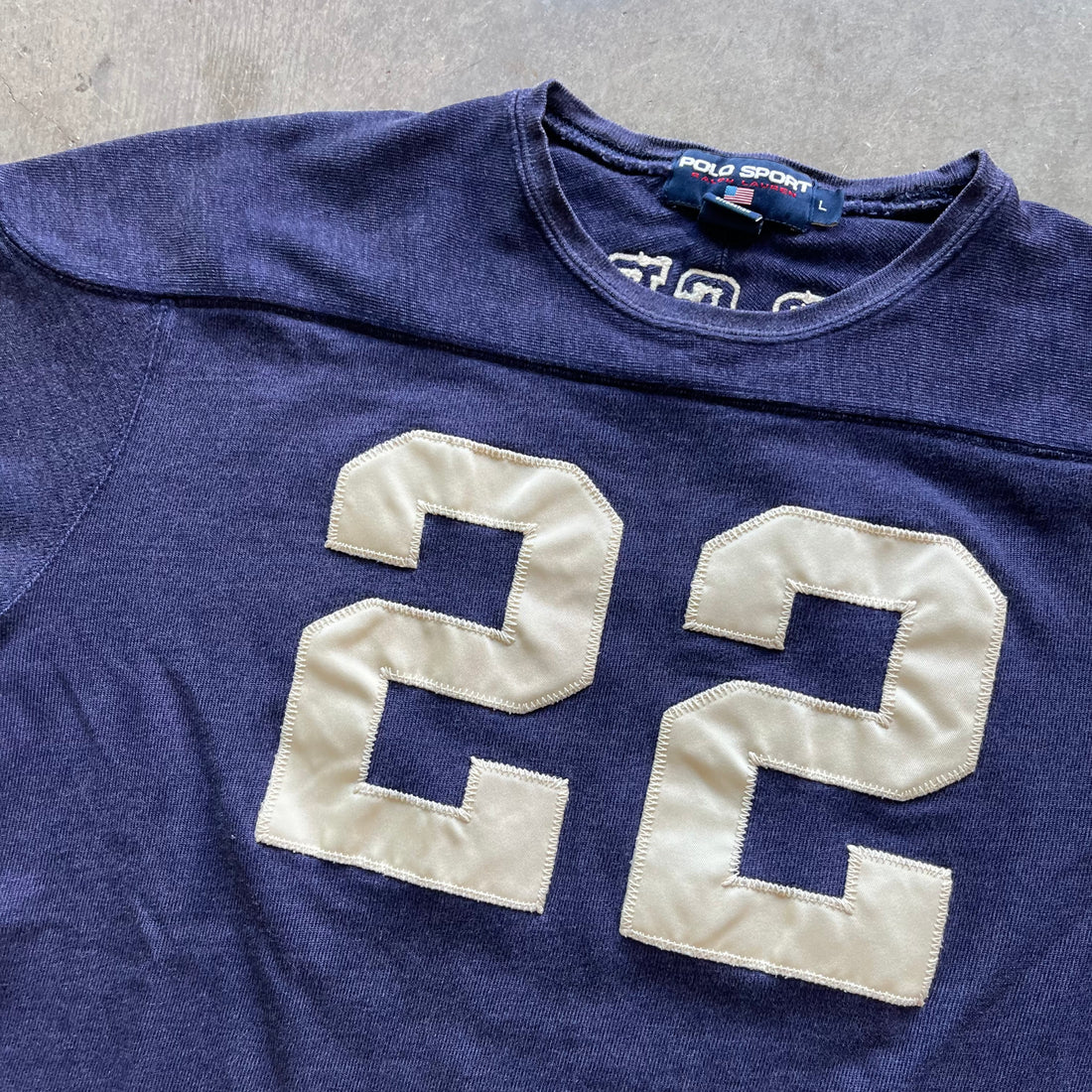 L Retro Polo Sport Shirt Jersey