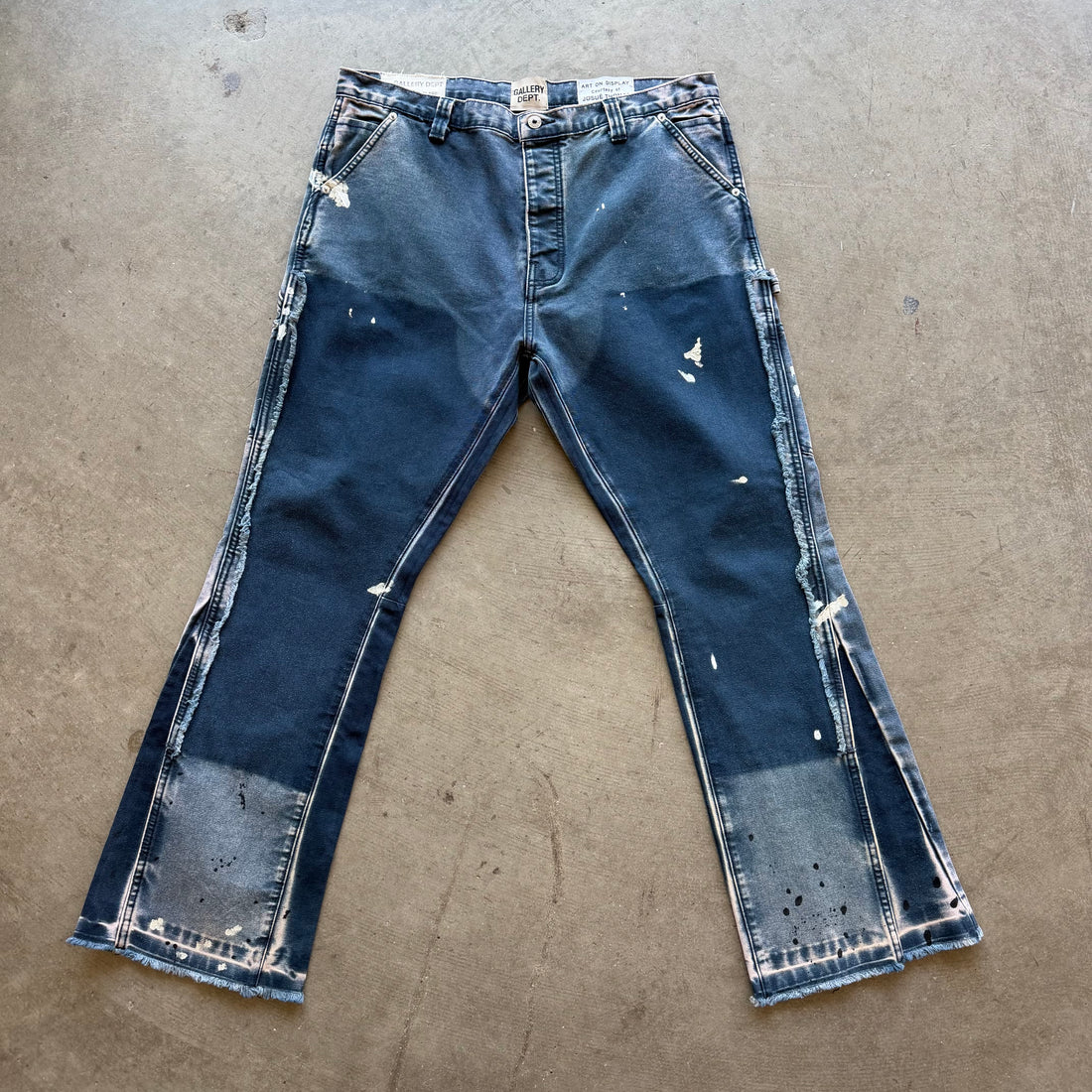 38x32 Gallery Dept. Flared Double Knees Navy