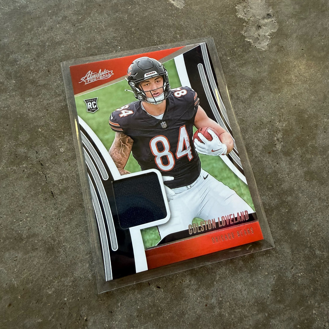 Colston Loveland 2025 Rookie Patch Panini Absolute Football