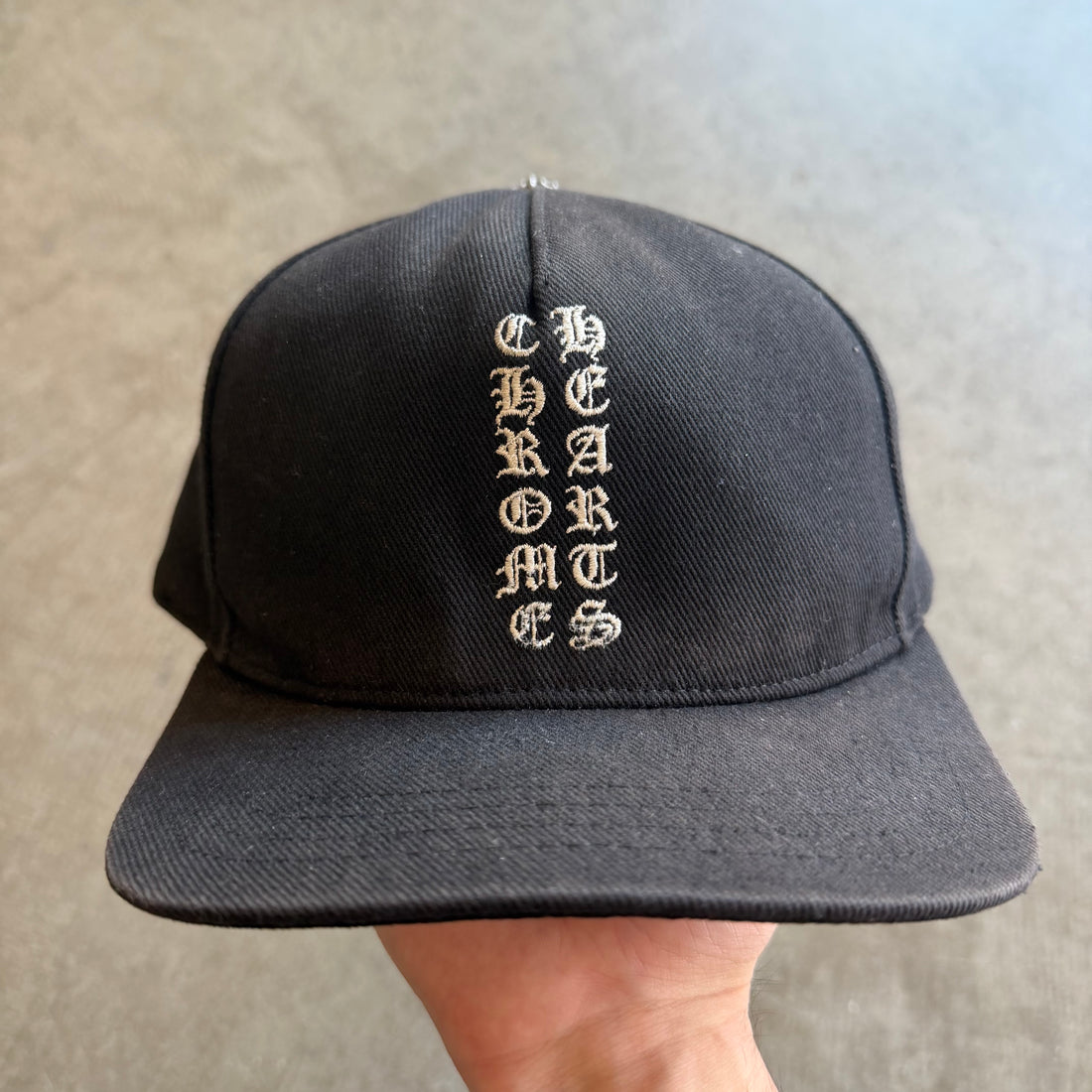 Chrome Hearts Eyechart Hat Black