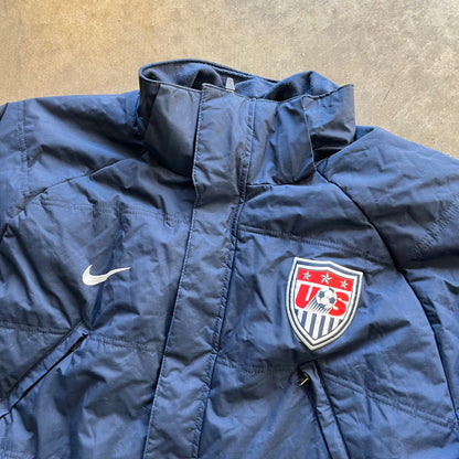 XL 00s USA Soccer Trench Coat