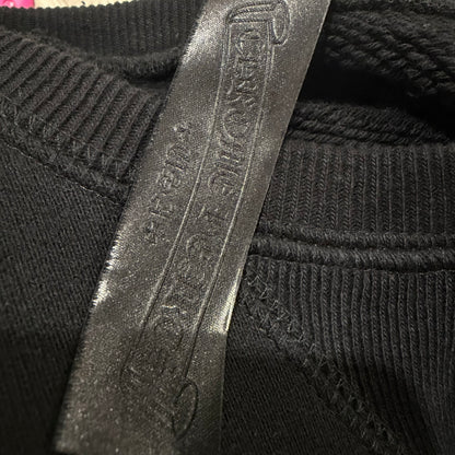 XL Chrome Hearts Nylon Patch 7–11 Crewneck Black