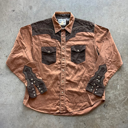 XL 70s Wrangler Pearl Snap Shirt