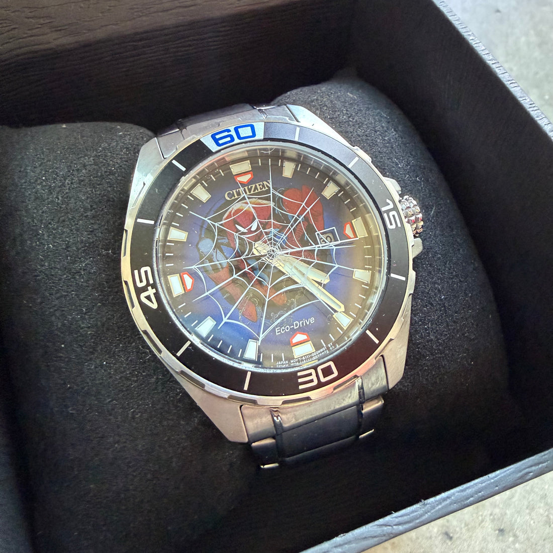 Citizen Eco-Drive Marvel Spiderman Stainless Steal Watch