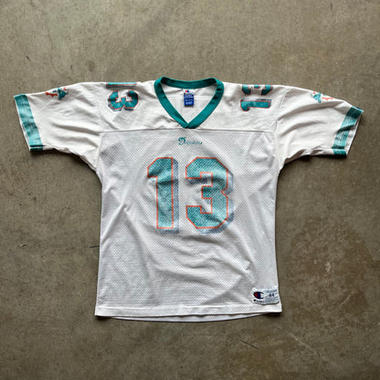 L 90s Marino Dolphins Jersey