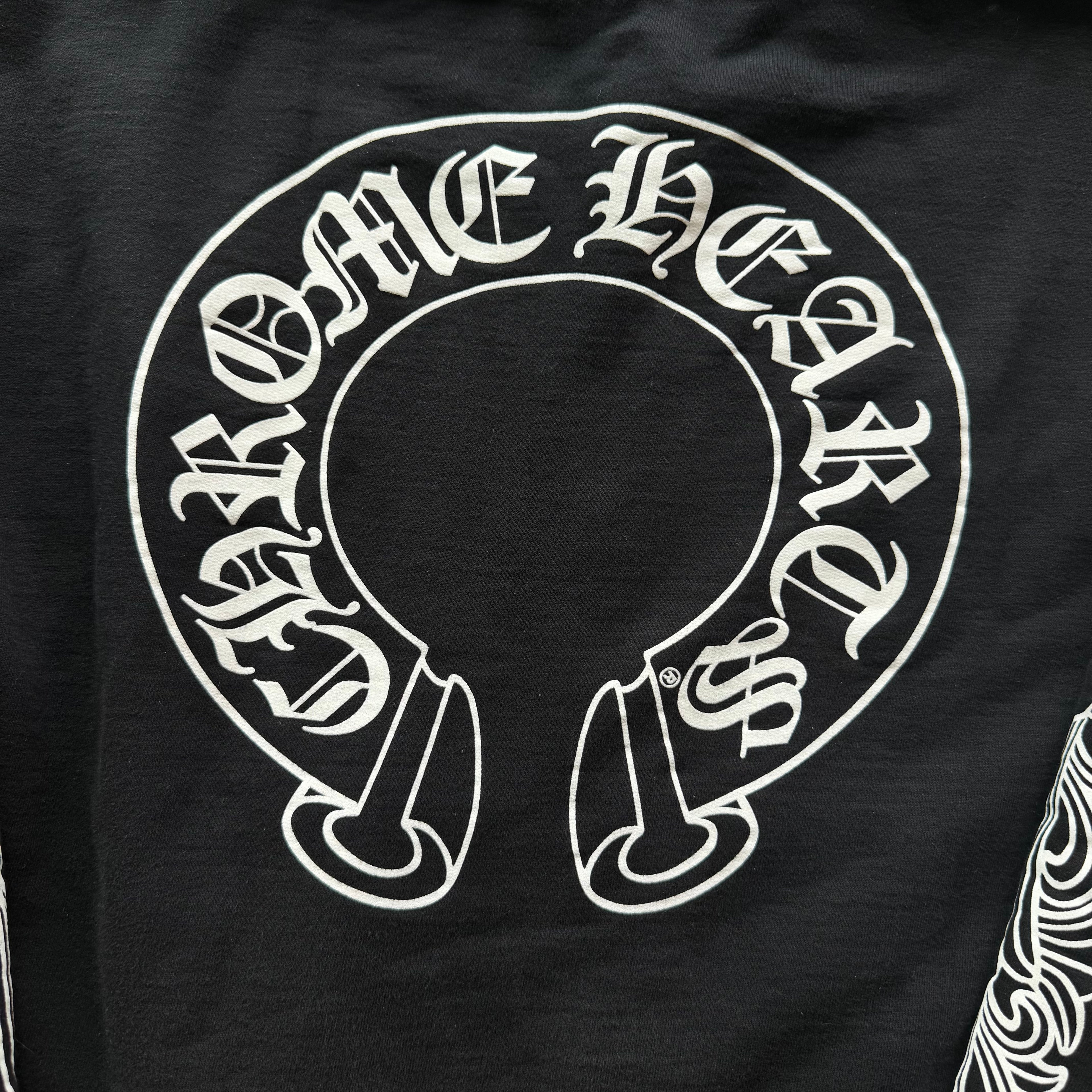 S Chrome Hearts Horseshoe Thermal Zipup